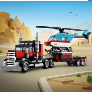 LEGO Creator NIB Flatbed Truck With Helicopter 31146